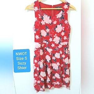 NWOT - Suzy Shier Floral Dress